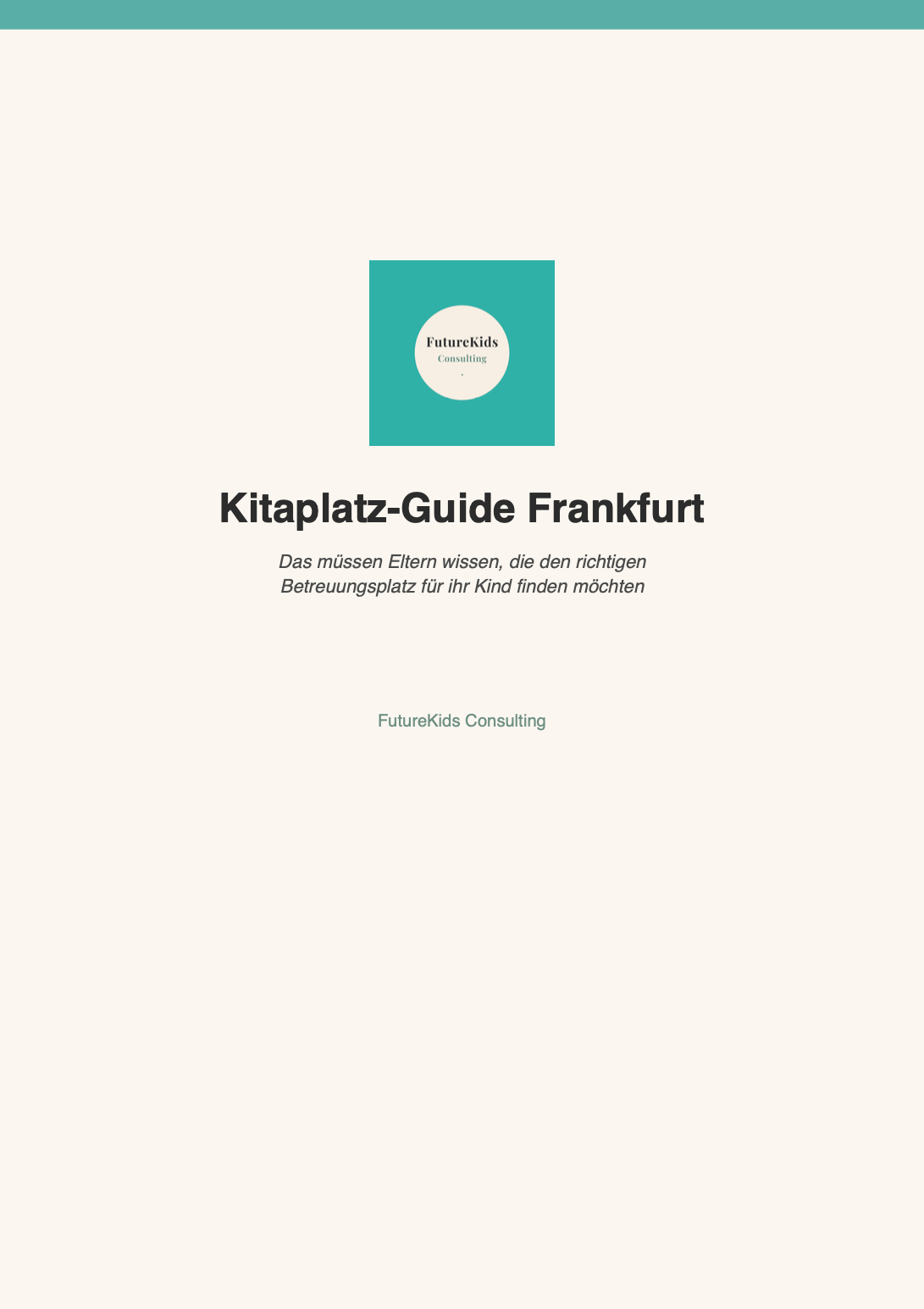 Kita-Platz Guide Frankfurt – Dein Wegweiser zur besten Betreuung (Deutsch)